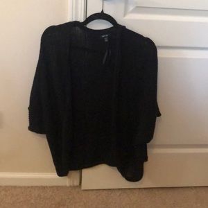 Black layering cardigan
